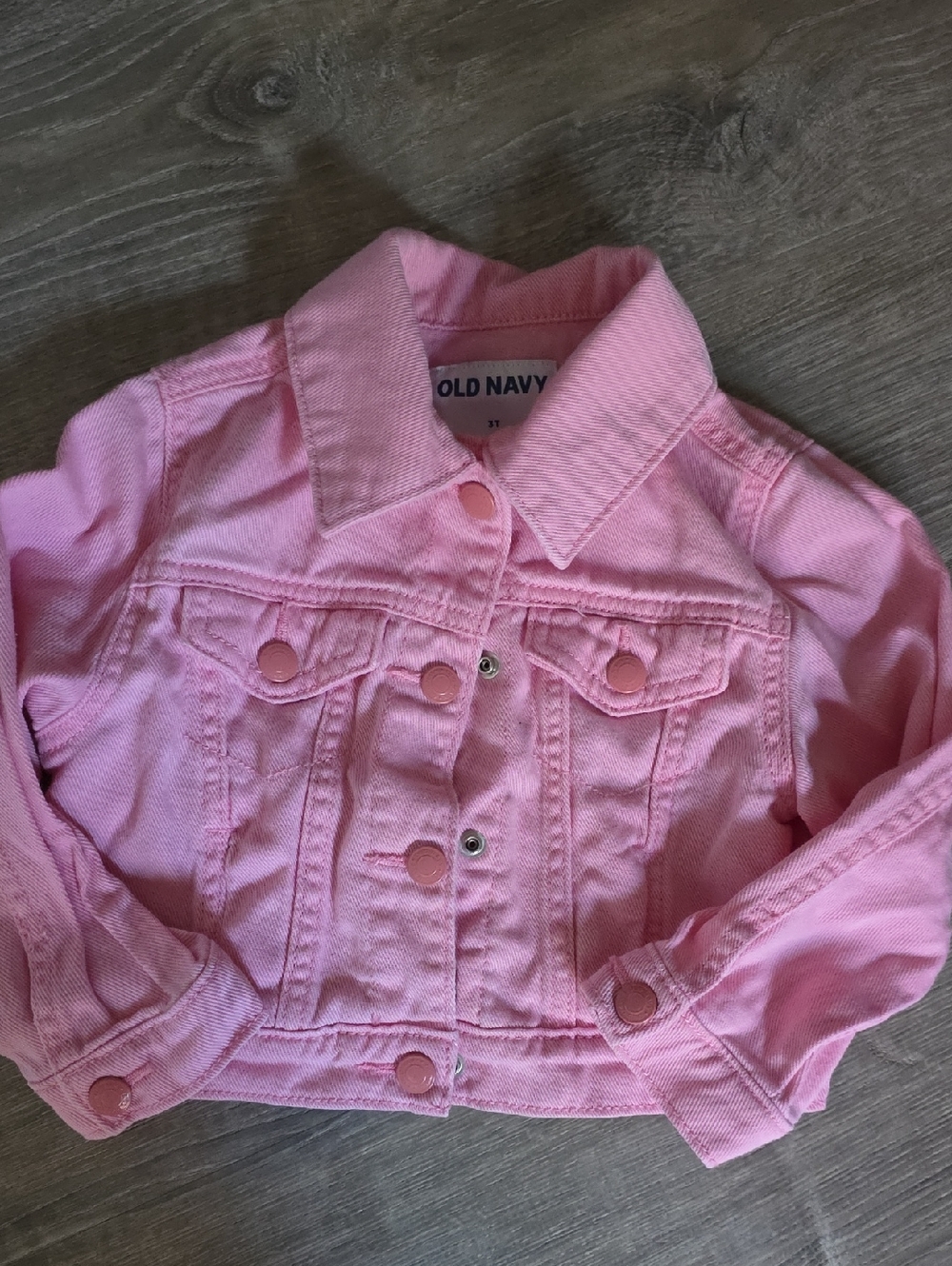 Old Navy Bubblegum Pink Denim Jacket for Kids